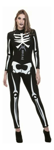 She Skull, Disfraz De Esqueleto Calavera Para Mujer Talla L,