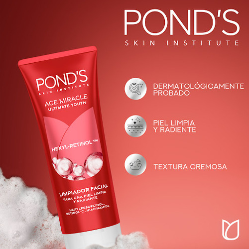 Espuma Facial Ponds Age Miracle X100gr Original