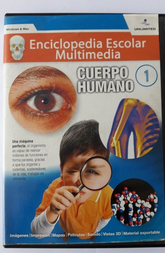 Cd Rom Para Computador Enciclopedia Del Cuerpo Humano 
