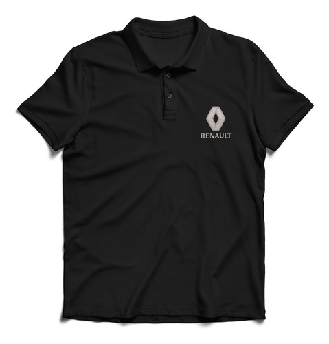 Remera Polo Chomba Hombre Caballero Bordada Logo Renault