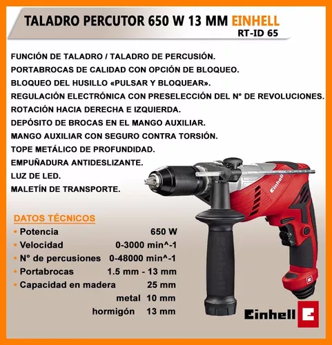 Taladro Percutor 13Mm 650W Einhell