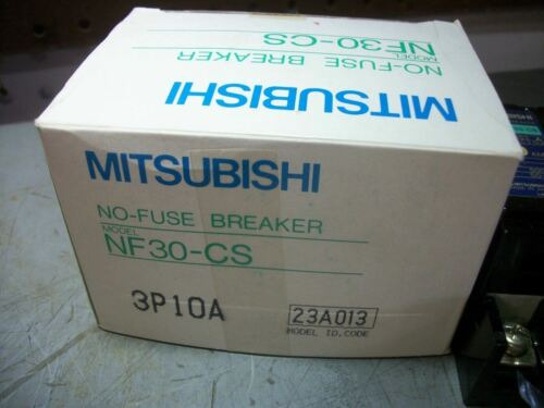 Mitsubishi No-fuse Circuit Breaker Nf30-cs 10amp 500volt Bbx