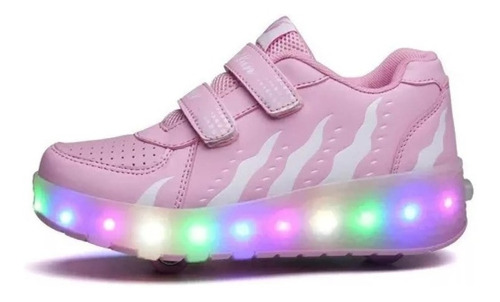 Zapatillas De Niños Led Patines De Ruedas