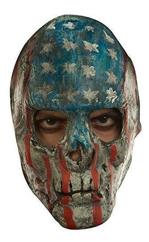 Máscara De Látex De Halloween Patriótico Espeluznant... 