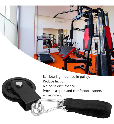 Cable Pulley System 360° Rotatable Silent Design 350lb Load