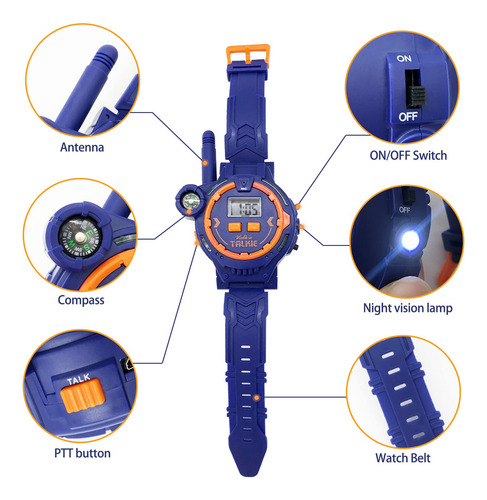 Walkie Talkie Recargable Para Niños Radio Bidireccional