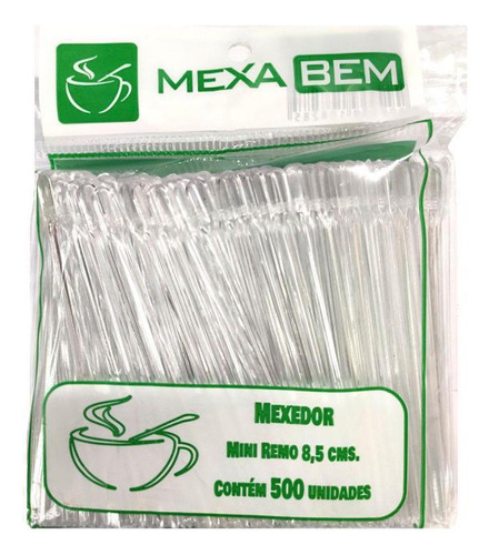 5000 Mexedor 8,5 Cm Tipo Mini Remo Café Chá Mexa Bem 10x500