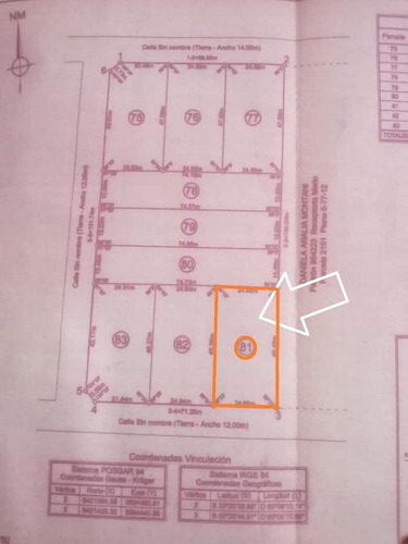 Imagen 2 de 7 de Terreno En Esquina De 1155 M2 Venta Solares Del Valle Merlo San Luis