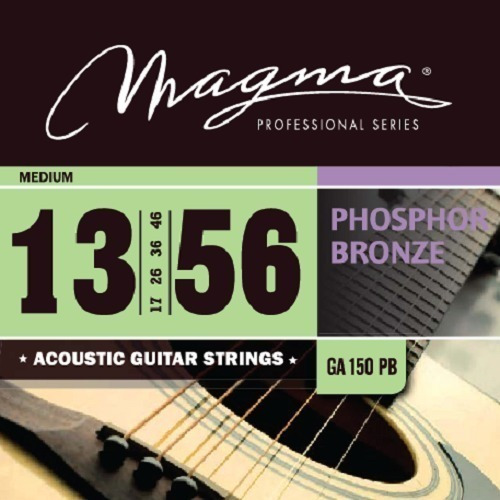 Encordado Guitarra Acustica Cuerdas 013 Bronce Magma Ga150pb