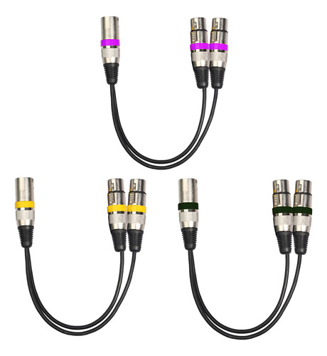 Cable De Audio Para Micrófono Y Altavoces, 3 Piezas