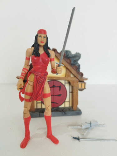 Elektra Marvel Legends Original Con Accesorios Marvel Legend