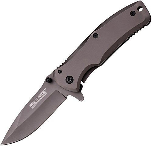 Tac Fuerza Tf-848 Primavera Assist Cuchillo Plegable, Gris T