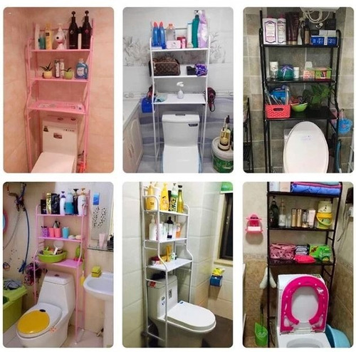 Imagen 1 de 4 de Estante Para Baño Cocina Lavadora De Acero Inoxidable