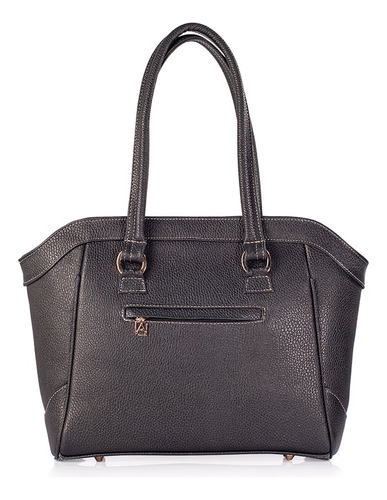 Bolso De Piel Artesanal Angelozano Maya Reboso Negro Acabado de los herrajes Oro Diseño de la tela Maya Rebozo