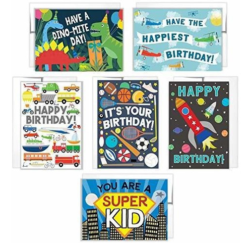6 Tarjetas De Cumpleaños Para Niños Con Mensajes Inte...