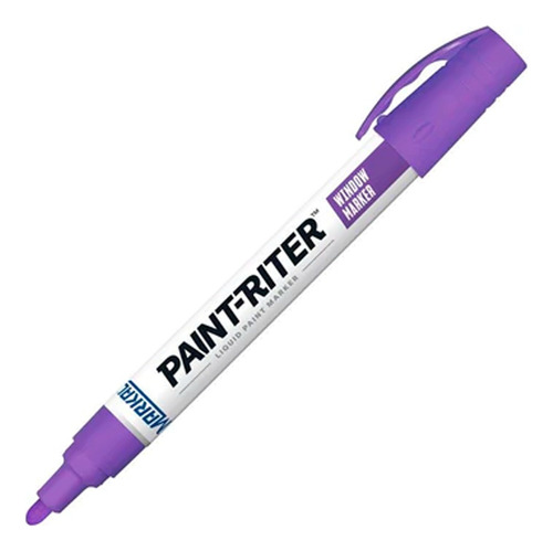 12 Marcador Paint Riter Para Vidrio Morado