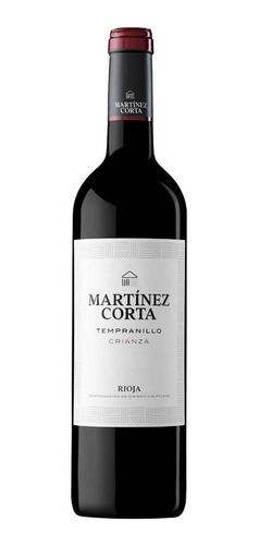 Pack De 2 Vino Tinto Martinez Corta Crianza Tempranillo 750