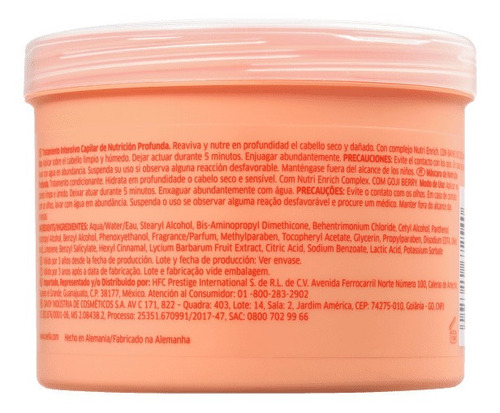 Imagem 2 de 6 de Wella Invigo Nutri - Enrich - Máscara De Nutrição 500ml
