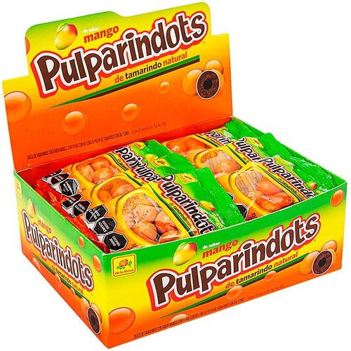 Pulparindots De La Rosa 20 Bolsas 600gr Exhibidor Mas Grande Diferentes Presentaciones Mango