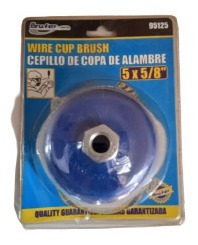 Cepillo De Copa 5´´ Con Rosca 5/8 Marca  Brufer