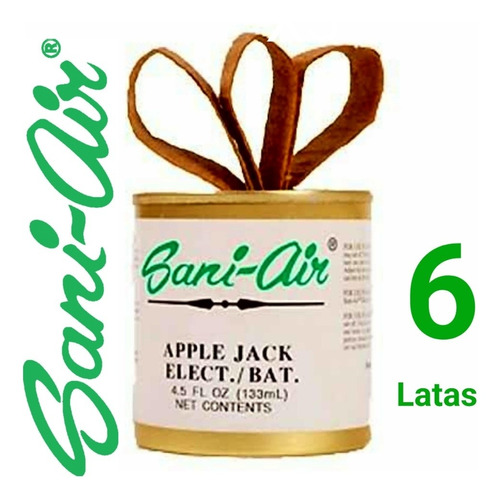 Pack X 6 Latas Aromáticas Sani Air Aromatizante Para Hogar