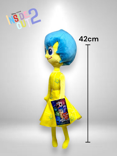 Peluche Alegria Inside Out 2 Intensamente