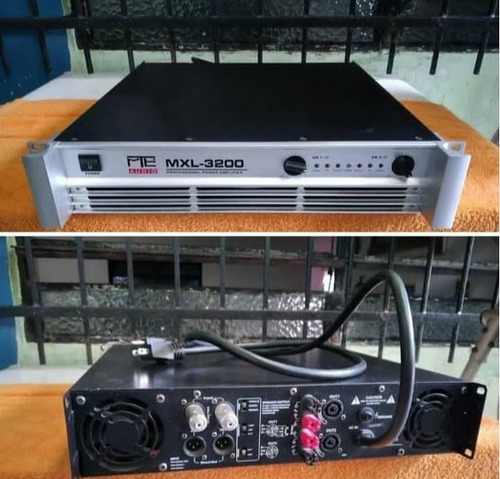 Power Anplificador 3200 Mte Audio Mxl Profecional 