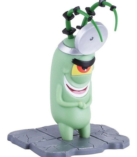 Figura Bob Esponja Doutor Plankton B-movie Da Mattel Gmx10