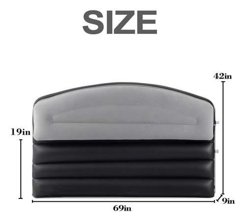 Dimar Garden Cabecero Inflable Para Cama Queen Size, Cabecer