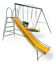 Comprar Juego Combinado Tobogán N°3 + Hamaca Bebe + Hamaca Circular