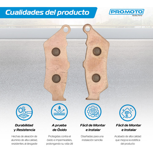 Balata De Freno Fa209hh Bmw Gs650/700/800/1200
