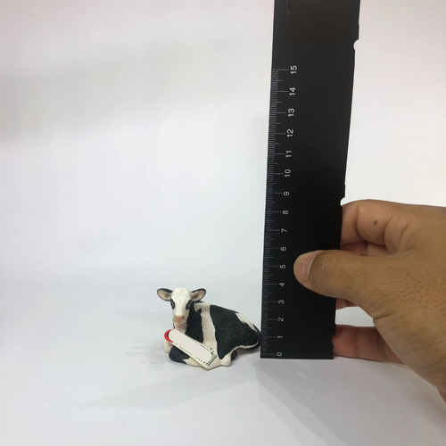 Schleich-13639 -bezerro Deitado-colecionável-pvc Vinílico