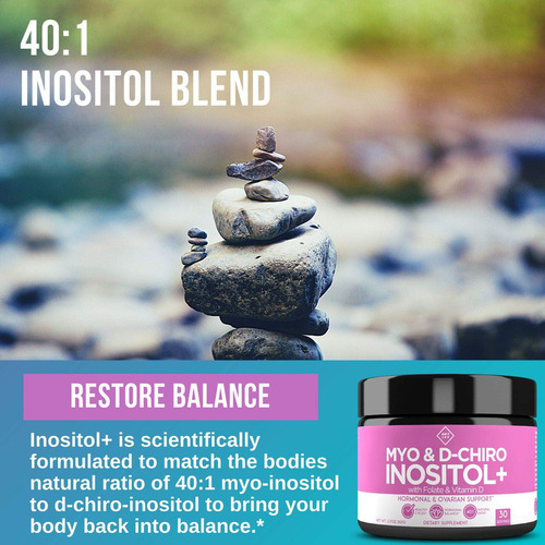 Optify Myo-inositol Y D-chiro 2000 Mg Y B8 Para 30 Dias