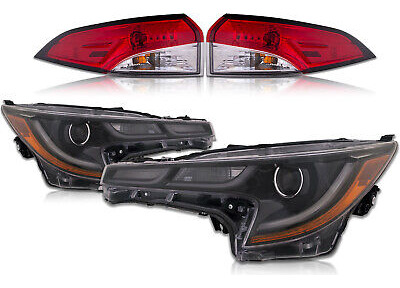 Headlight & Tail Light Set For Toyota Corolla Xse Se Xle Vvc