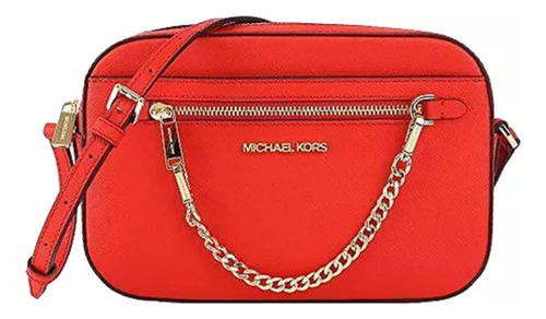 Bolsa Dama Crossbody Michael Kors Original Jet Set Cadena