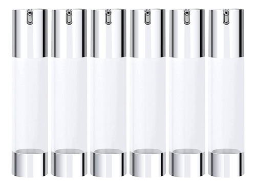 W 10 Unidades De 50 Ml Botellas De Bomba Dispensador Cosméti