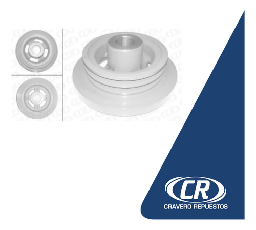 Polea Cigüeñal Para John Deere Linea Nueva 6500/6600/7500