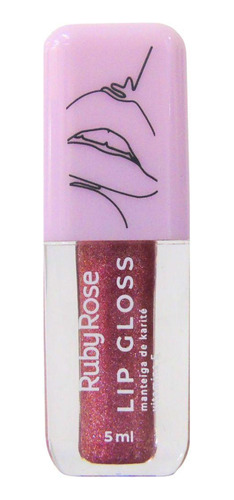 Lip Gloss Shooting Star Hidratante Com Glitter