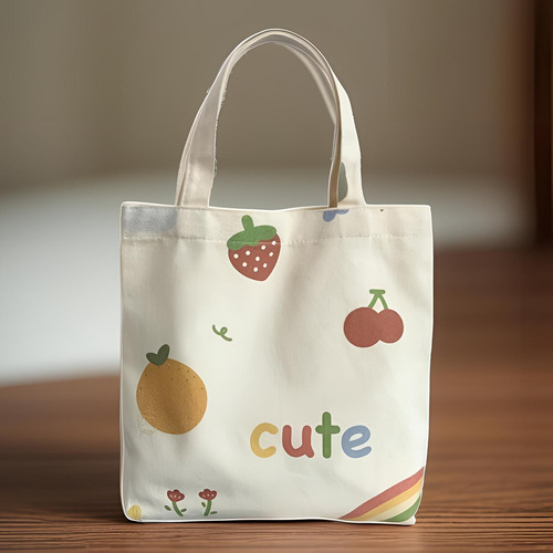 X Bolsa Lona For Compras, Bolso Ligero Y Resistente Con