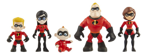 The Incredibles 2 Family Paquete De 5 Figuras De Acción Ju.