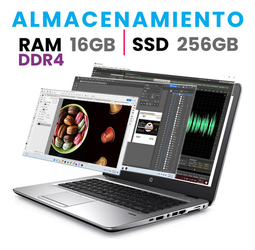 Laptop Hp Elitebook 15.6 Core I7 6th 16gb Ram 256gb Ssd (Reacondicionado)