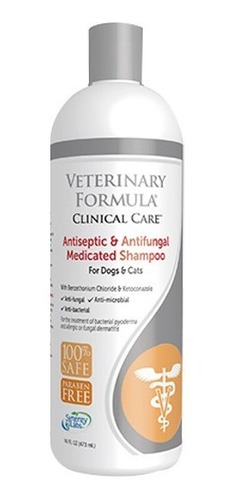 Shampoo Antiseptico Y Antiparasitario Para Perros Y Gatos 