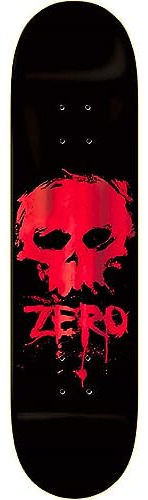 Zero Skateboards Cubierta De Skateboard De Sangre, Foil Rojo