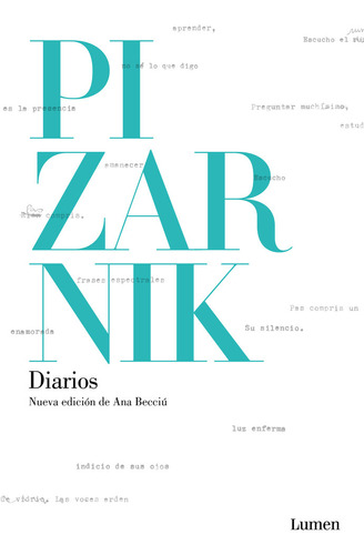 Libro Diarios - Pizarnik, Alejandra