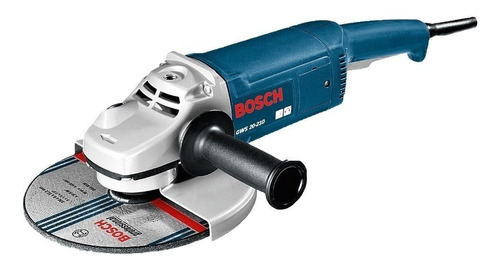 Esmerilhadeira angular Bosch Professional GWS 20-230 azul 1280 W 220 V + acessório
