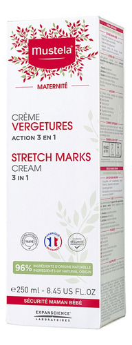 Mustela Creme Prevenção De Estrias Maternité 250 Ml Com Fragrância