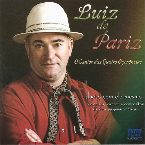 Cd - Luiz De Pariz - O Cantor Das Quatro Querencias