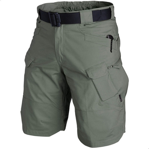 Bermudas Hombre Short Táctico Cargo Militar Ripstop Urbano