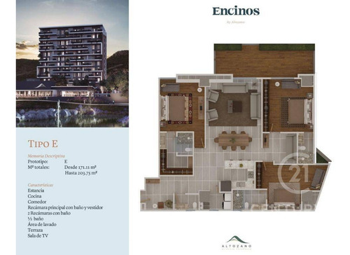Imagen 1 de 4 de Departamento En Venta En Torre Altozano