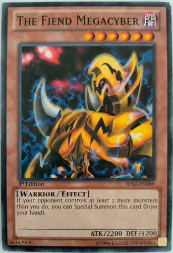 Yu Gi Oh! The Fiend Megacyber Bp02-en009